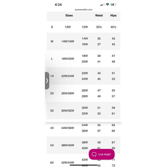 Woman Within NWOT Double Button Front Comfort Waistband Cargo Jean Sz 30 Petite - Picture 11 of 16